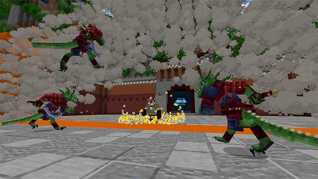 Screenshot of the Minecraft Bedrock Marketplace product Kung Fu Animals created by Lifeboat.