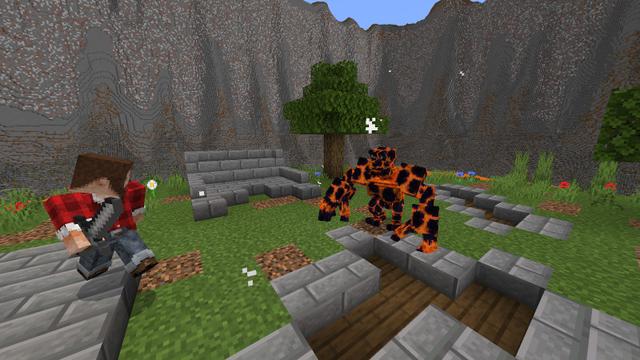 Screenshot of the Minecraft Bedrock Marketplace product Lava Rises Every Minute created by Lifeboat.
