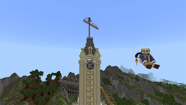 Screenshot of the Minecraft Bedrock Marketplace product Life in Hawaii created by Lifeboat.