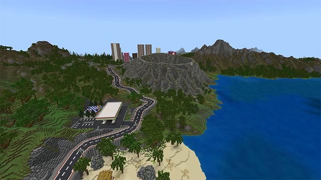 Screenshot of the Minecraft Bedrock Marketplace product Life in Hawaii created by Lifeboat.