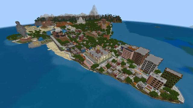 Screenshot of the Minecraft Bedrock Marketplace product Life in India created by Lifeboat.