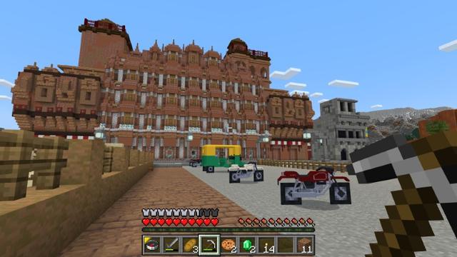Screenshot of the Minecraft Bedrock Marketplace product Life in India created by Lifeboat.