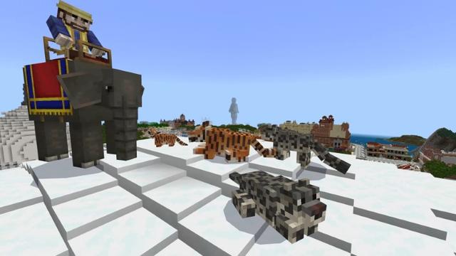 Screenshot of the Minecraft Bedrock Marketplace product Life in India created by Lifeboat.
