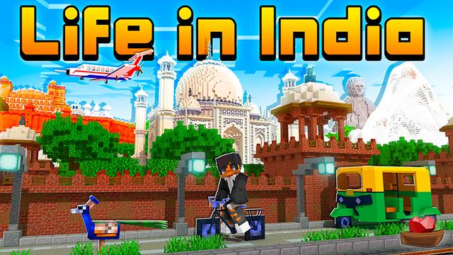 Thumbnail of the Minecraft Bedrock Marketplace product Life in India created by Lifeboat.