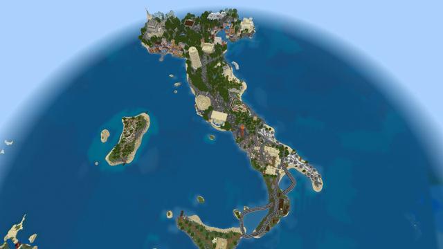Screenshot of the Minecraft Bedrock Marketplace product Life in Italy created by Lifeboat.