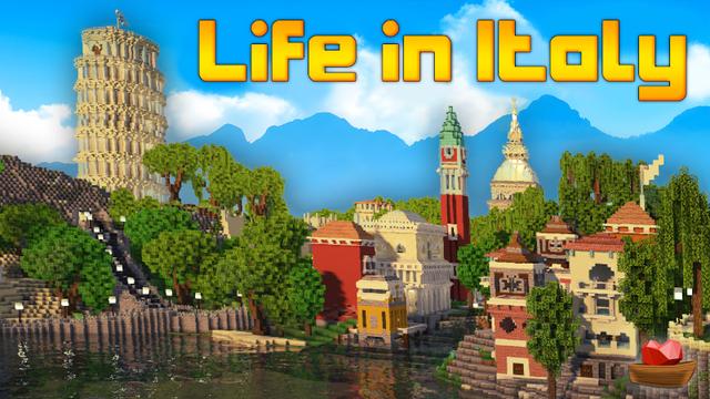 Thumbnail of the Minecraft Bedrock Marketplace product Life in Italy created by Lifeboat.