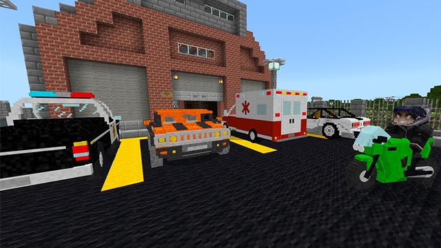 Screenshot of the Minecraft Bedrock Marketplace product Life in Los Angeles created by Lifeboat.
