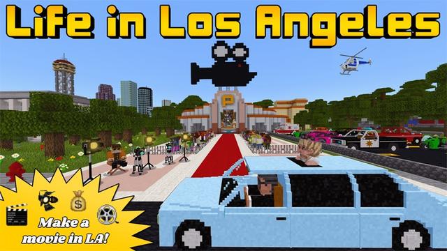 Thumbnail of the Minecraft Bedrock Marketplace product Life in Los Angeles created by Lifeboat.