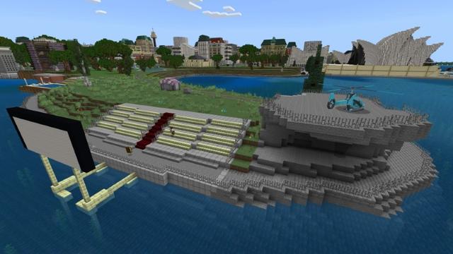Screenshot of the Minecraft Bedrock Marketplace product Life in Sydney created by Lifeboat.
