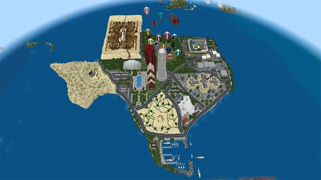 Screenshot of the Minecraft Bedrock Marketplace product Life in Texas created by Lifeboat.