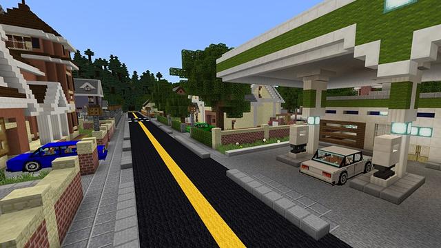 Screenshot of the Minecraft Bedrock Marketplace product Life in the City created by Lifeboat.