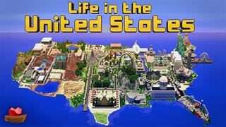 Thumbnail of the Minecraft Bedrock Marketplace product Das Leben in den Vereinigten Staaten created by Lifeboat.