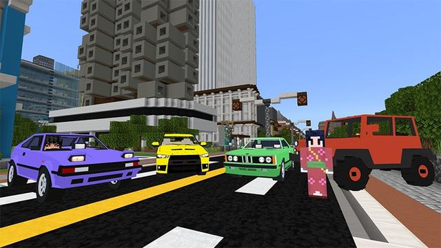 Screenshot of the Minecraft Bedrock Marketplace product Life in Tokyo created by Lifeboat.