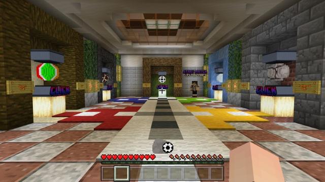 Screenshot of the Minecraft Bedrock Marketplace product Lifeboat Soccer 24 created by Lifeboat.