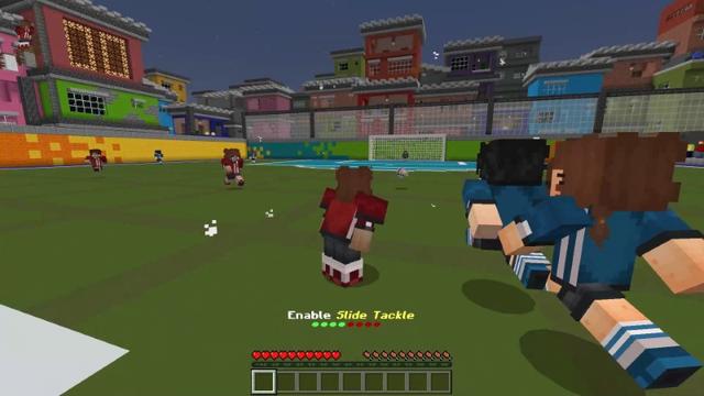 Screenshot of the Minecraft Bedrock Marketplace product Lifeboat Soccer 24 created by Lifeboat.