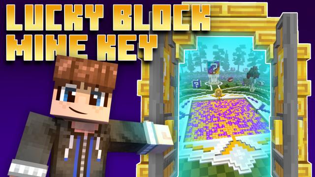 Thumbnail of the Minecraft Bedrock Marketplace product Lucky Block Mine Key created by Lifeboat.