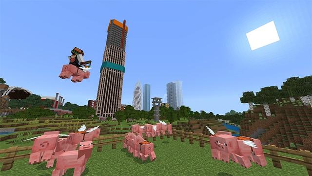 Screenshot of the Minecraft Bedrock Marketplace product Magic City created by Lifeboat.
