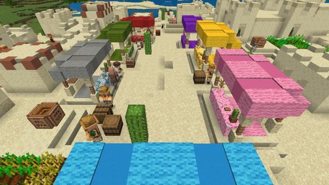 Screenshot of the Minecraft Bedrock Marketplace product Mega Village created by Lifeboat.