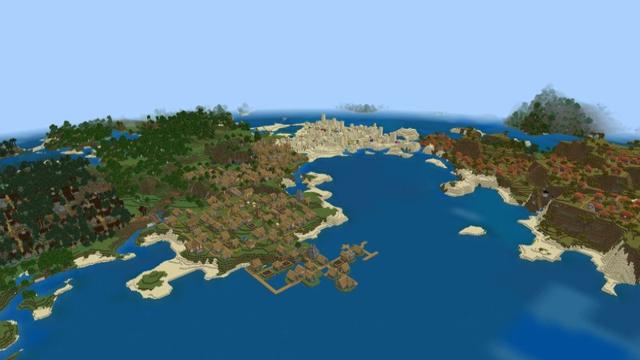 Screenshot of the Minecraft Bedrock Marketplace product Mega Village created by Lifeboat.
