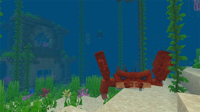 Screenshot of the Minecraft Bedrock Marketplace product Mermaid Village created by Lifeboat.