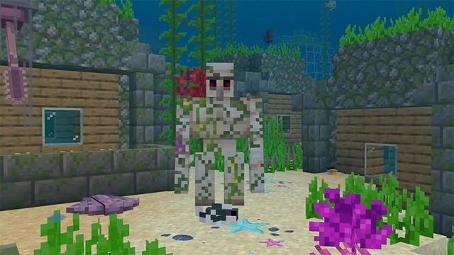 Screenshot of the Minecraft Bedrock Marketplace product Mermaid Village created by Lifeboat.