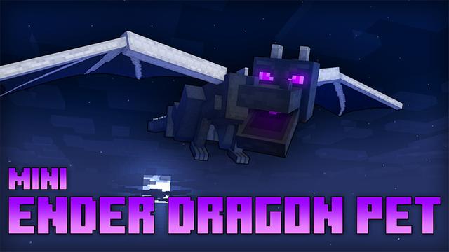 Thumbnail of the Minecraft Bedrock Marketplace product Mini Ender Dragon Pet created by Lifeboat.