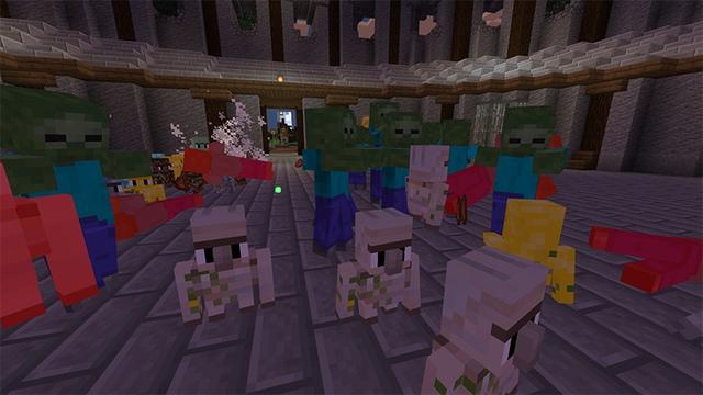 Screenshot of the Minecraft Bedrock Marketplace product Mini Golems created by Lifeboat.