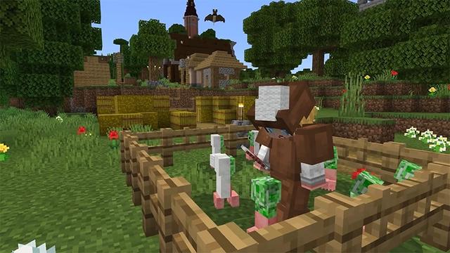 Screenshot of the Minecraft Bedrock Marketplace product Misfit Mobs created by Lifeboat.