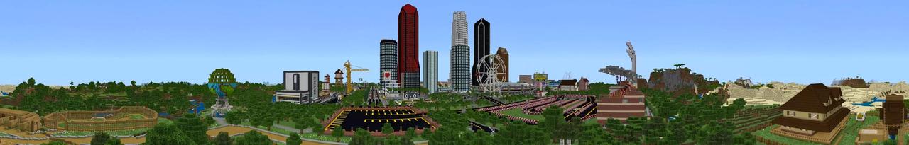 Panorama of the Minecraft Bedrock Marketplace product Mission to Mars created by Lifeboat.