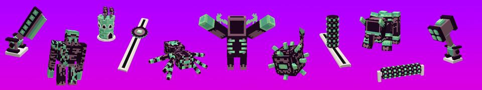Panorama of the Minecraft Bedrock Marketplace product Mob Control created by Lifeboat.