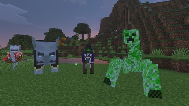 Screenshot of the Minecraft Bedrock Marketplace product Mob Fusion Add-On created by Lifeboat.