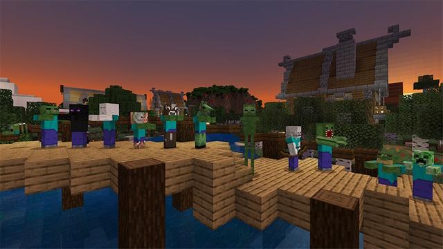 Screenshot of the Minecraft Bedrock Marketplace product Mob Fusion 2 created by Lifeboat.
