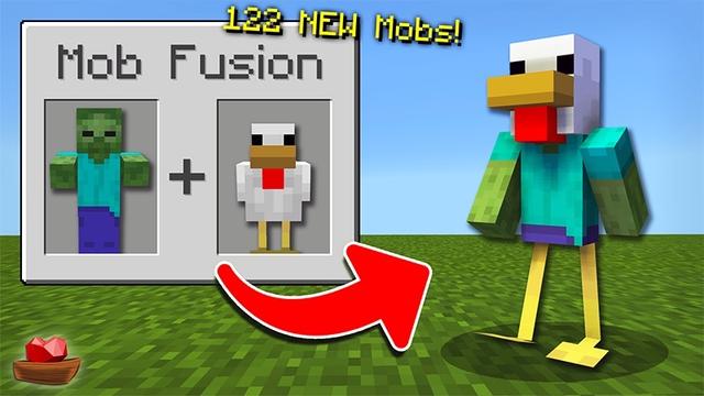 Thumbnail of the Minecraft Bedrock Marketplace product Mob Fusion created by Lifeboat.