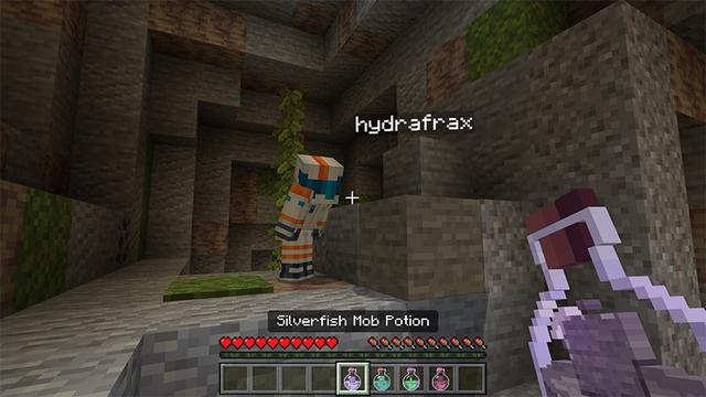 Screenshot of the Minecraft Bedrock Marketplace product Mob Potions created by Lifeboat.