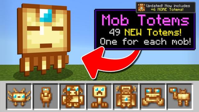 Thumbnail of the Minecraft Bedrock Marketplace product Mob Totems created by Lifeboat.