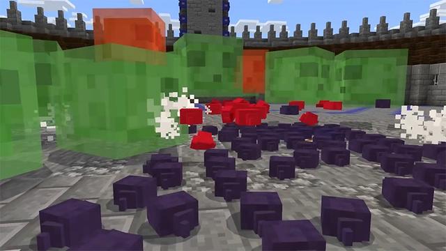 Screenshot of the Minecraft Bedrock Marketplace product Mob vs. Mob created by Lifeboat.