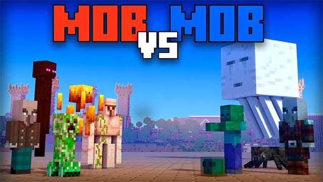 Thumbnail of the Minecraft Bedrock Marketplace product Mob vs. Mob created by Lifeboat.