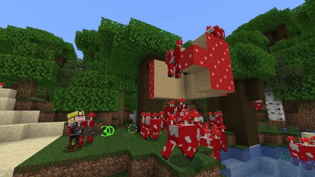 Screenshot of the Minecraft Bedrock Marketplace product Mobs and Blocks created by Lifeboat.