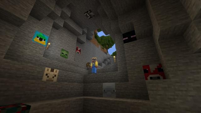 Screenshot of the Minecraft Bedrock Marketplace product Mobs Are Blocks created by Lifeboat.