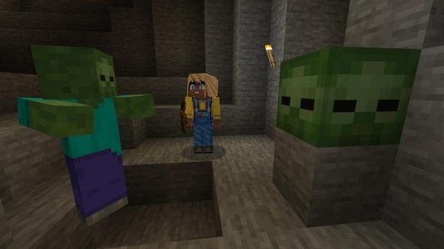 Screenshot of the Minecraft Bedrock Marketplace product Mobs Are Blocks created by Lifeboat.