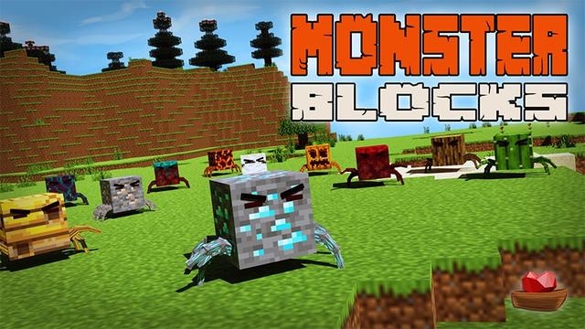 Thumbnail of the Minecraft Bedrock Marketplace product Monster Blocks created by Lifeboat.
