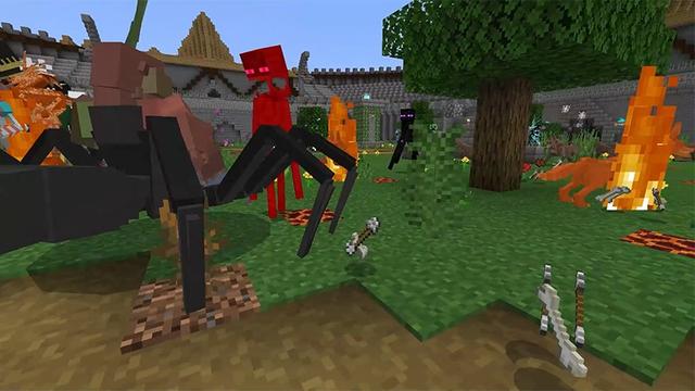 Screenshot of the Minecraft Bedrock Marketplace product Monster Mob Arena created by Lifeboat.
