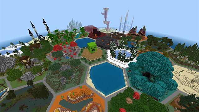 Screenshot of the Minecraft Bedrock Marketplace product More Mob Heads created by Lifeboat.