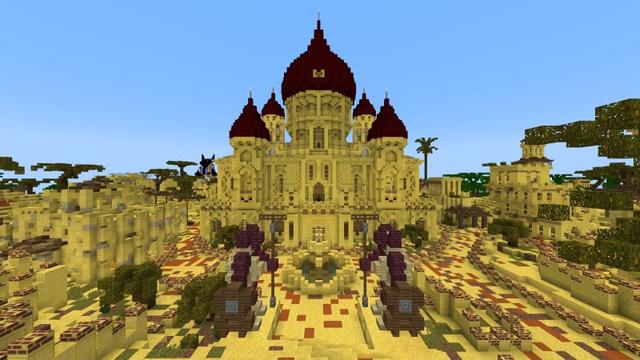 Screenshot of the Minecraft Bedrock Marketplace product Mummy Valley created by Lifeboat.