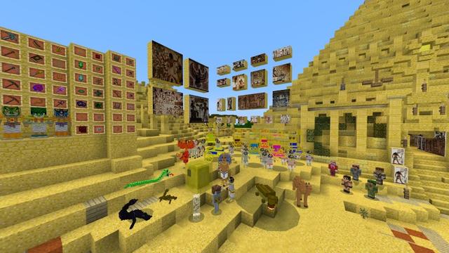 Screenshot of the Minecraft Bedrock Marketplace product Mummy Valley created by Lifeboat.