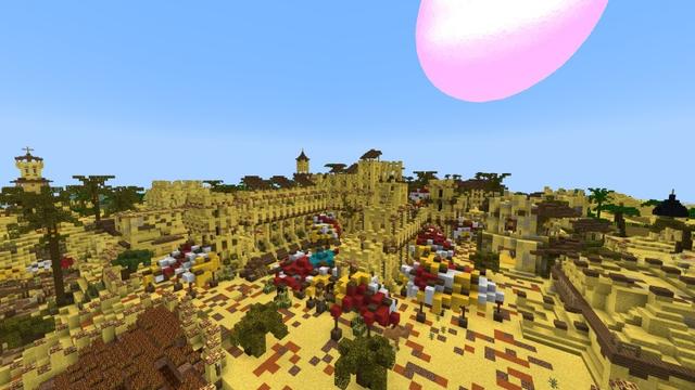 Screenshot of the Minecraft Bedrock Marketplace product Mummy Valley created by Lifeboat.