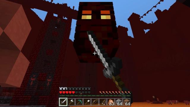 Screenshot of the Minecraft Bedrock Marketplace product Nether in the Overworld created by Lifeboat.
