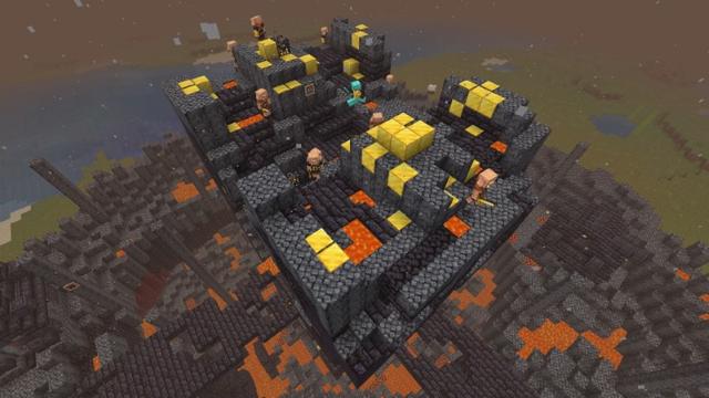 Screenshot of the Minecraft Bedrock Marketplace product Nether in the Overworld created by Lifeboat.