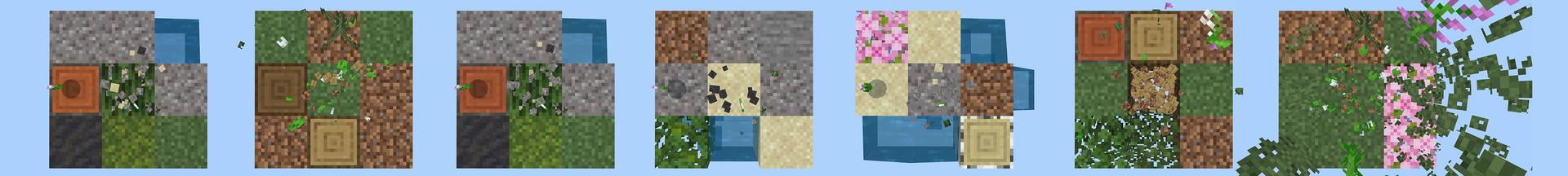 Panorama of the Minecraft Bedrock Marketplace product Nine Block Challenge created by Lifeboat.