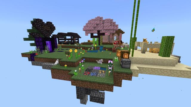 Screenshot of the Minecraft Bedrock Marketplace product Nine Block Challenge created by Lifeboat.